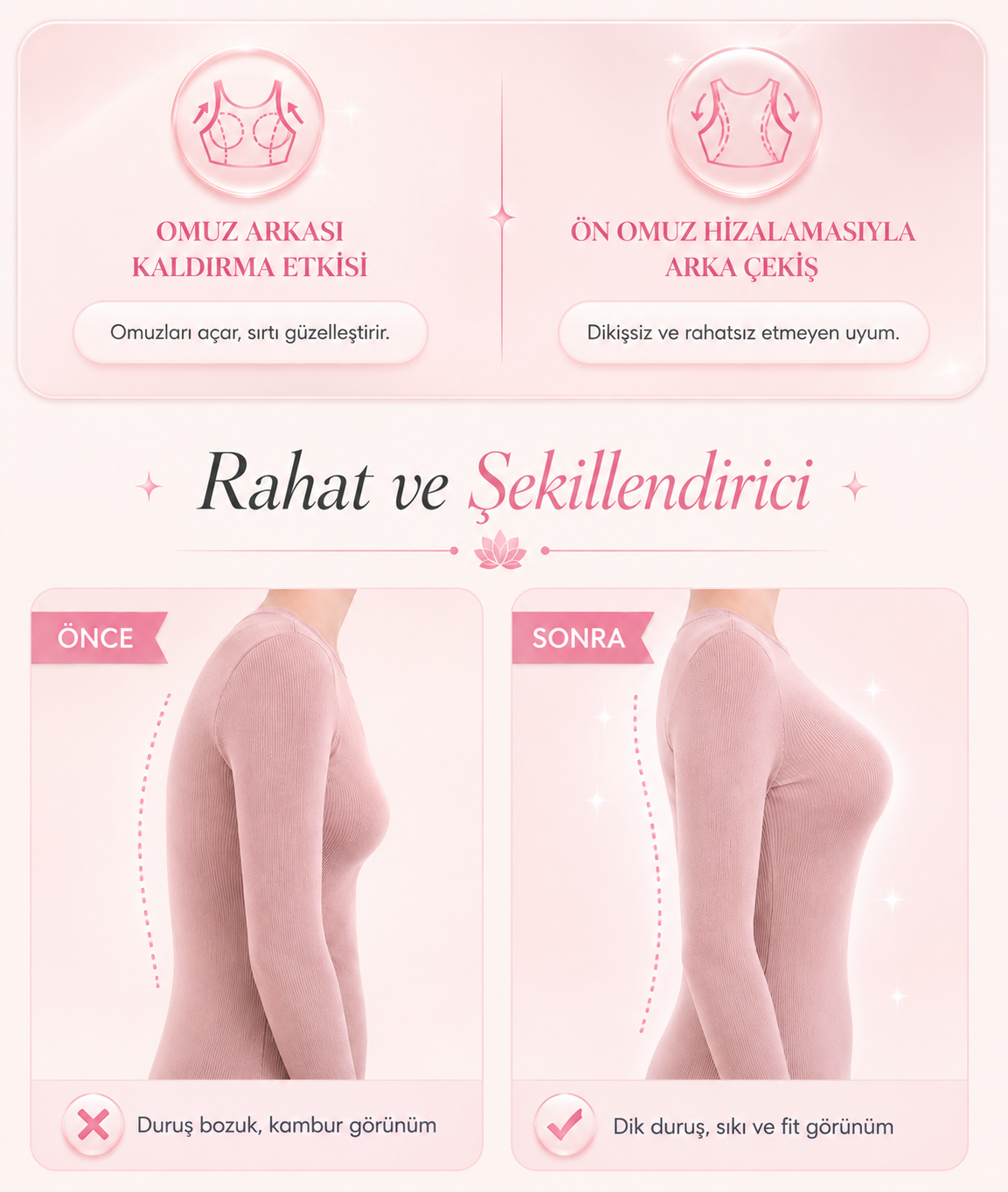 Duruş Düzeltici Konfor Sütyeni